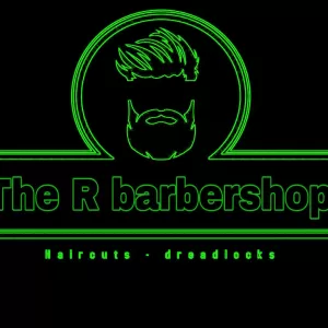 The R Barbershop logo